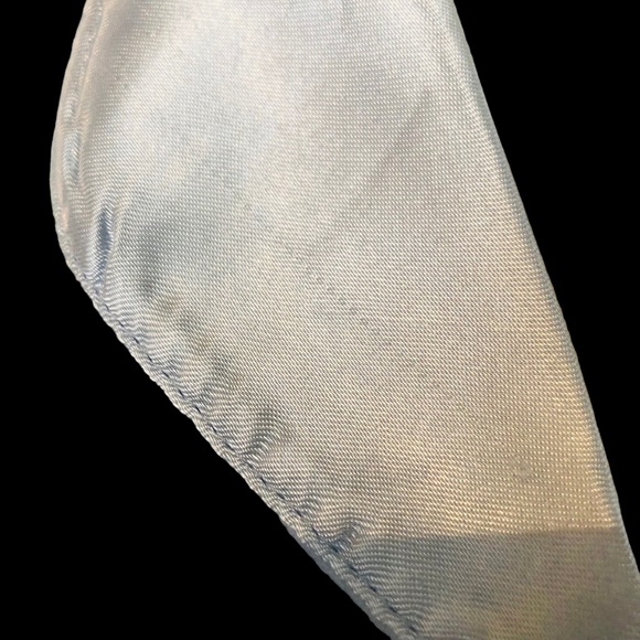 $10 READ NWT J.I.T. Pastel Baby Blue Satin Floral Collar Pants Pajamas Set - Picture 8 of 12